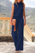 Damen Jumpsuit Sommer Lockeres Design Atmungsaktives Material 2