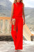 Damen Jumpsuit Sommer Lockeres Design Atmungsaktives Material 3