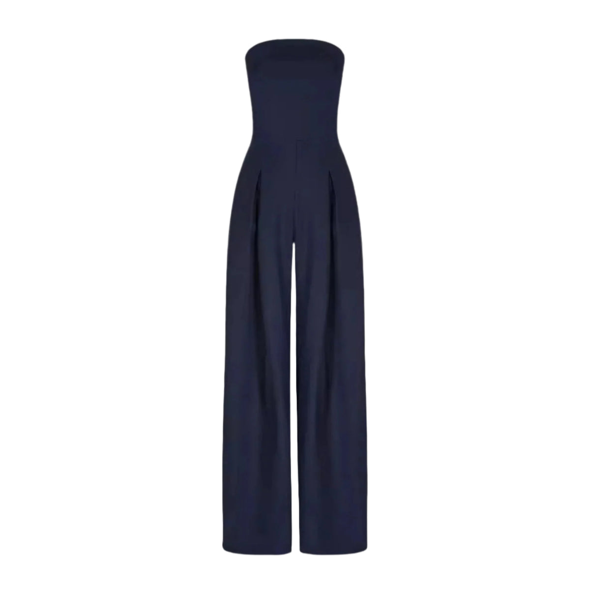 Damen Jumpsuit Strapless Fließend Weit 0