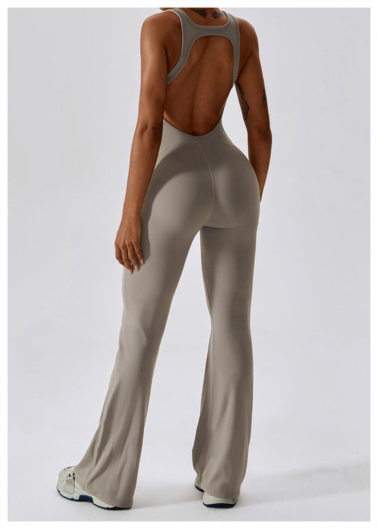 Damen Jumpsuit Tailliert V-Hals Nylon für Sommeraktivitäten 5