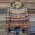 Damen Kapuzenpullover Gebreid Multicolor 1