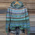 Damen Kapuzenpullover Gebreid Multicolor 3