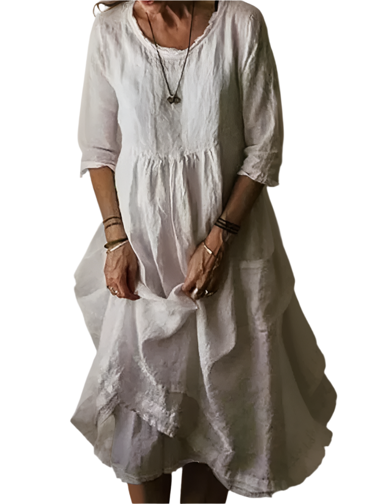 Damen Kleid Modern Chic Vielseitig 0