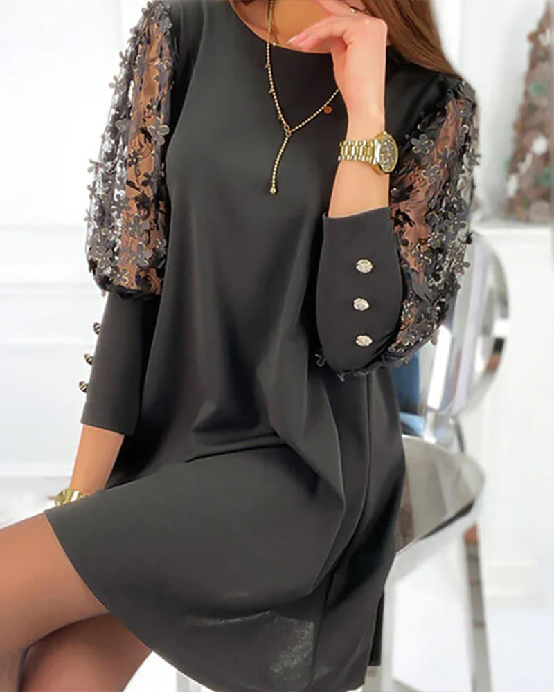 Damen Kleid Modern Stilvoller Schnitt Luxuriöser Stoff 7