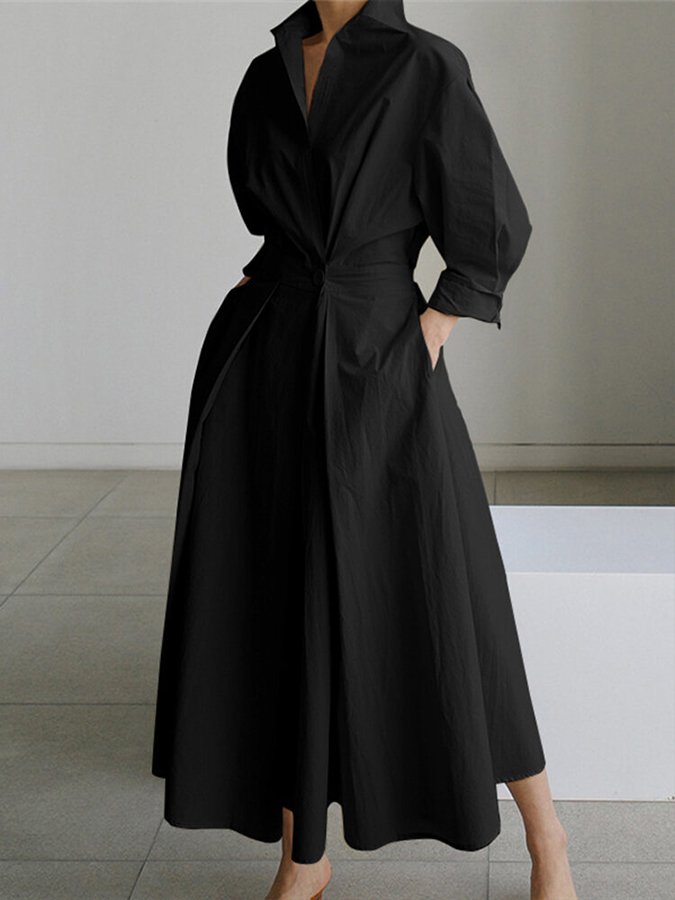 Damen Kleid Modernes Design Leichtes Material 6