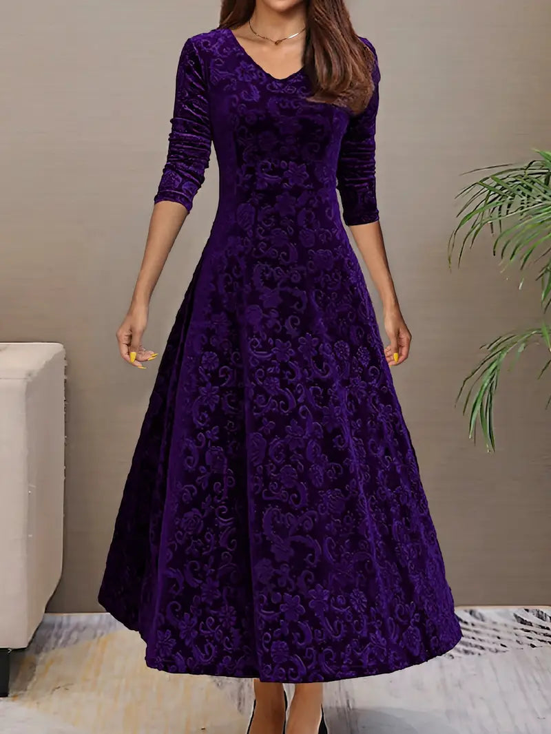 Damen Kleid Modernes Design Vielseitig Hochwertiger Stoff 2