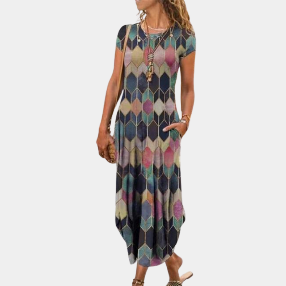 Damen Kleid Modernes Design Vielseitig Tragbar Hochwertige Stoffe 1