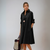 Damen Kleid Oversize Minimalistisch Hochwertiger Stoff mit Seitentaschen 3