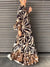 Damen Kleid Print Lässig Hochwertiger Stoff 6
