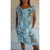Damen Kleid Rundhalsausschnitt Bequem Sommerstil 3
