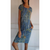 Damen Kleid Rundhalsausschnitt Bequem Sommerstil 8