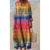 Damen Kleid V-Ausschnitt Langarm Farbblock Casual Hochwertiger Stoff 24