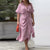Damen Kleid Zeitlose Eleganz Baumwolle 4