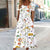Damen Kleid mit Blumenmuster Modernes Design 1