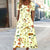Damen Kleid mit Blumenmuster Modernes Design 2