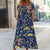Damen Kleid mit Blumenmuster Modernes Design 4