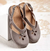 Damen Komfort Schuhe mit verstellbaren Klettverschlüssen 4