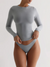 Damen Langarmshirt Klassischer Rundhalsausschnitt Modal Basic Longsleeve 7