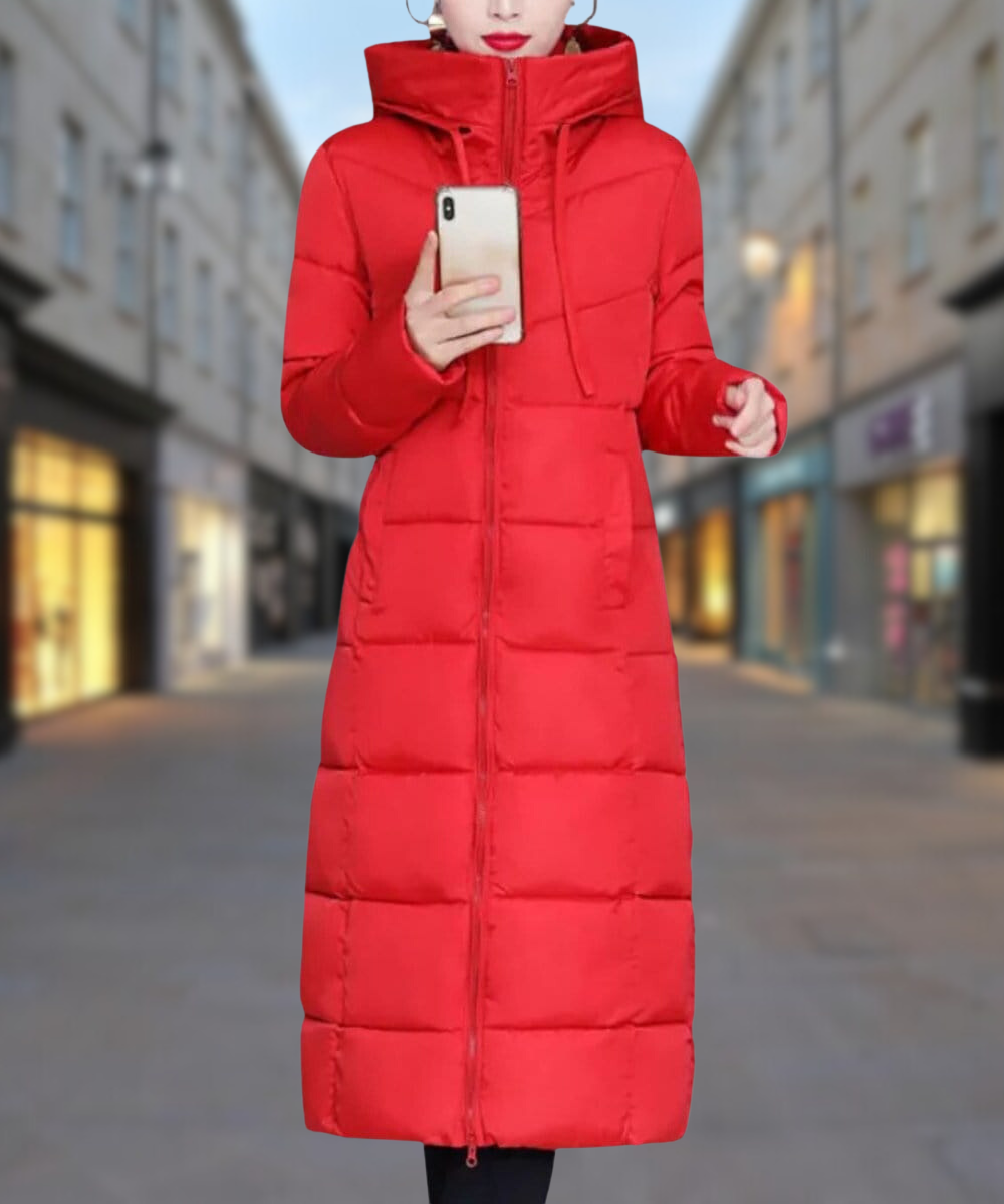Damen Lange Jacke Stilvoll 1