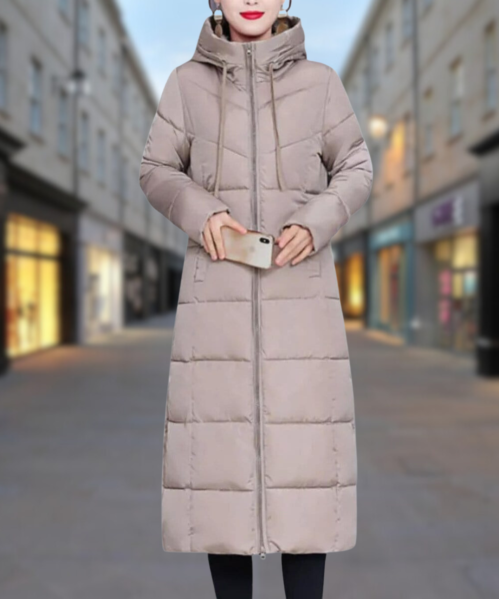 Damen Lange Jacke Stilvoll 2