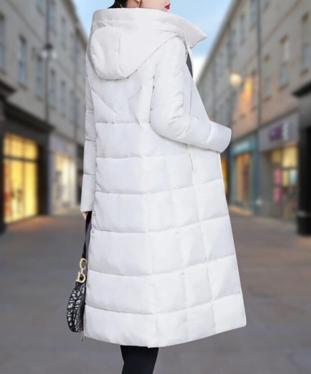 Damen Lange Jacke Stilvoll 4