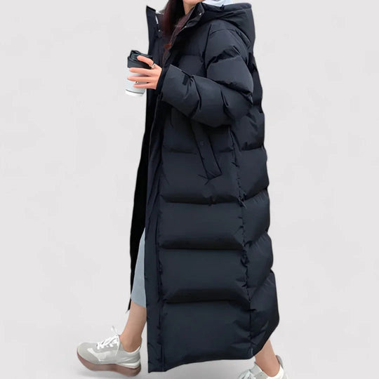 Damen Langer Pufferparka Wasserdicht 1