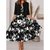 Damen Langes Kleid Modernes Design Hochwertiger Stoff 13