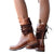 Damen Lederstiefel Schnürdesign für Stil und Komfort 0