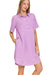 Damen Leinenkleid mit Taschen und Rohsaum 0