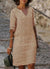 Damen Lockeres Kleid Sommer Stil Leicht 3