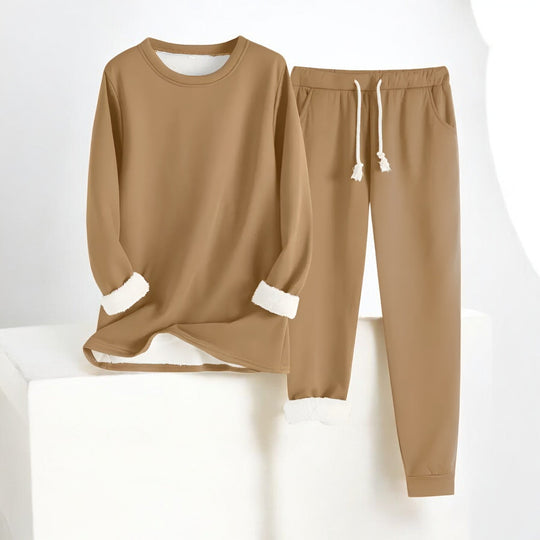 Damen Lounge Set Oversized Weich Baumwollmischung 4