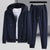 Damen Loungewear Set Waffel Strick Stil 9