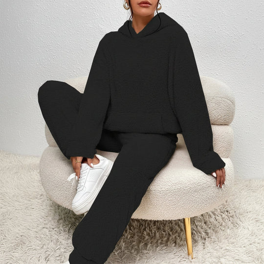 Damen Loungewear Set mit Kapuze für Gemütliche Stunden 6