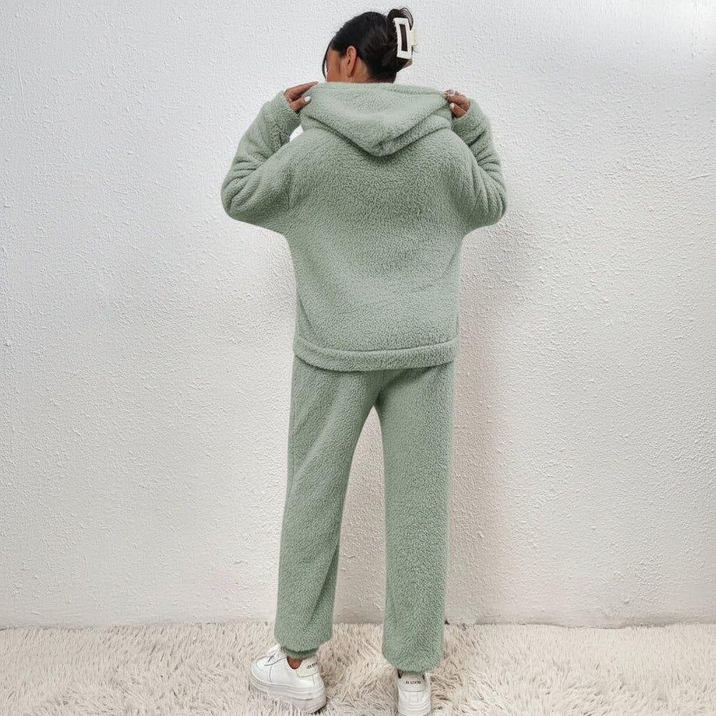 Damen Loungewear Set mit Kapuze für Gemütliche Stunden 7