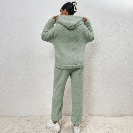 Damen Loungewear Set mit Kapuze für Gemütliche Stunden 7