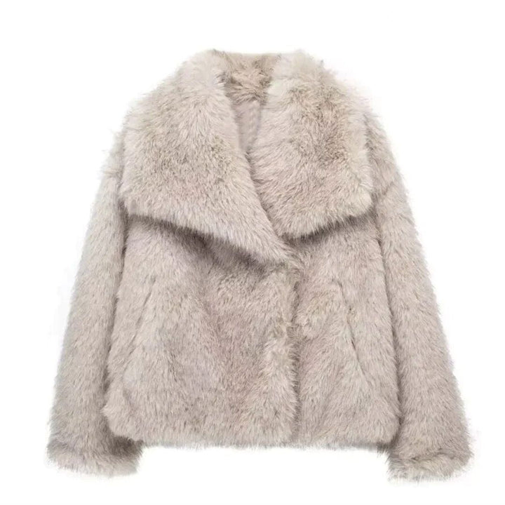 Damen Mantel ECO Pelzfrack Stilvoll für Herbst und Winter 2