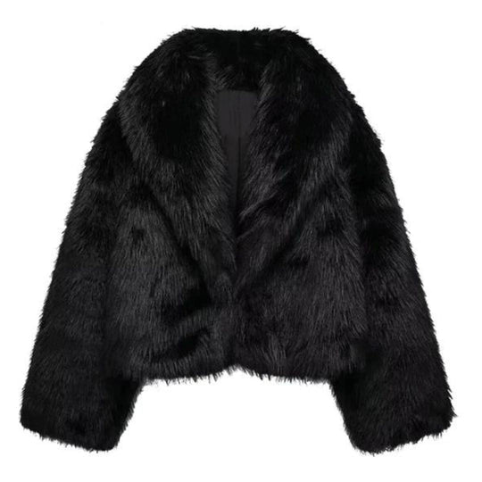 Damen Mantel ECO Pelzfrack Stilvoll für Herbst und Winter 5