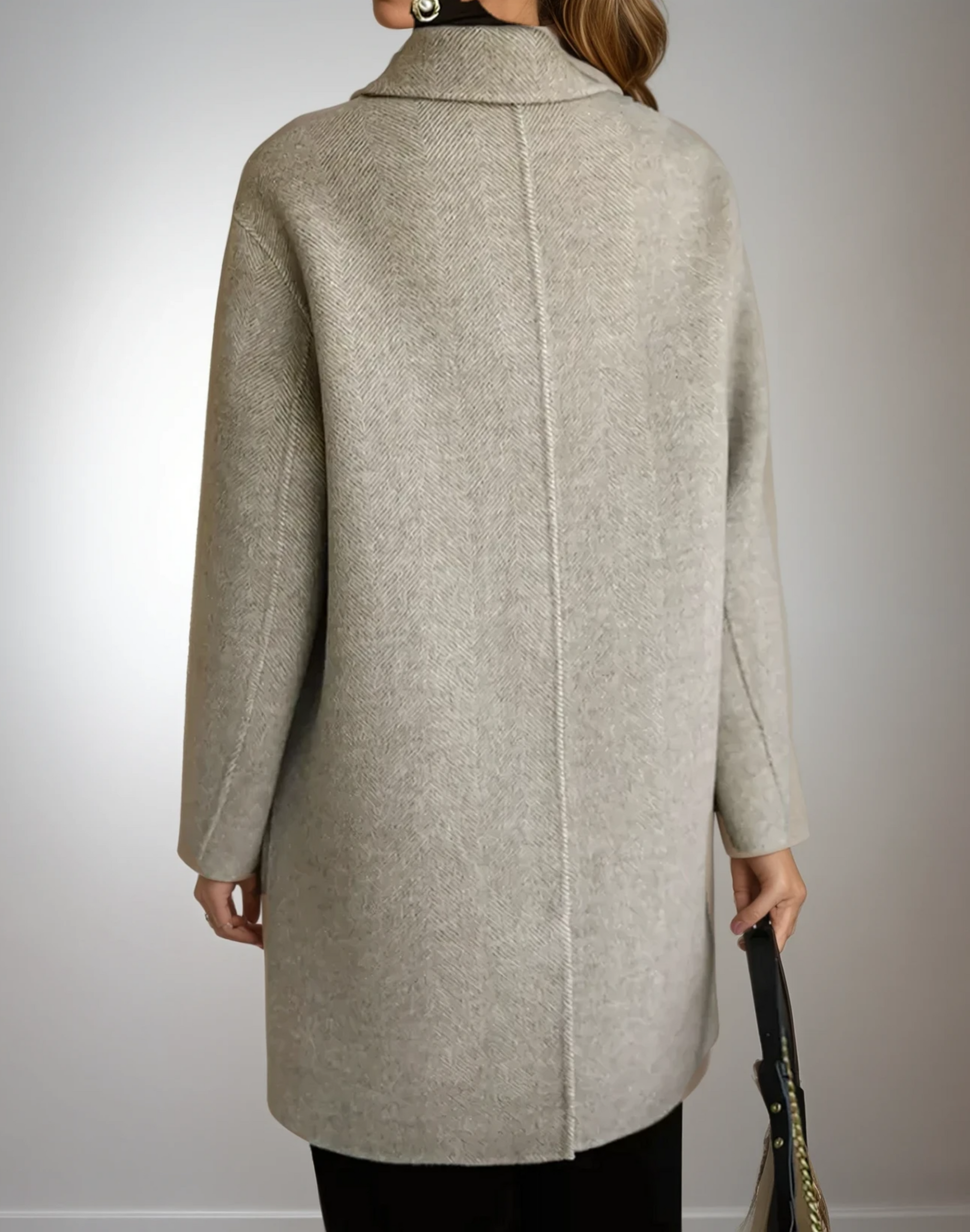 Damen Mantel Eleganter Stil Warm 2