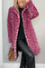 Damen Mantel Tailliert Leopardenmuster Hochwertiger Stoff 6