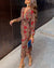 Damen Maxi Kleid Boho Stil Mit Wickeldesign 6