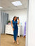 Damen Maxi Kleid Faltendes Design 1