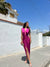 Damen Maxi Kleid Faltendes Design 6
