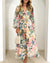 Damen Maxi Kleid Florales Design 3
