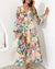Damen Maxi Kleid Florales Design 5