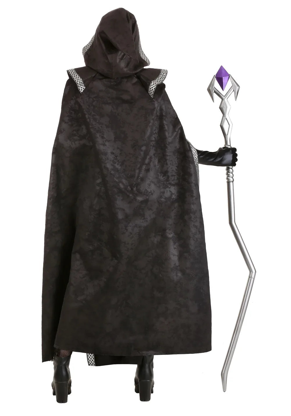 Damen Maxi Kleid Gotische Hexe Halloween Kostüm 3