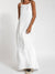 Damen Maxi Kleid Halter mit Seitenschlitz aus Baumwoll-Leinen-Mischung 6