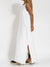 Damen Maxi Kleid Halter mit Seitenschlitz aus Baumwoll-Leinen-Mischung 7
