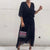 Damen Maxi Kleid V-Ausschnitt Plus-Size Mit Taillengürtel Atmungsaktive Stoffe 1