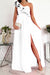 Damen Maxikleid Ein-Schulter Design Atmungsaktives Gewebe Festlich Sommer 1