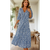 Damen Maxikleid Fließend Leicht 3